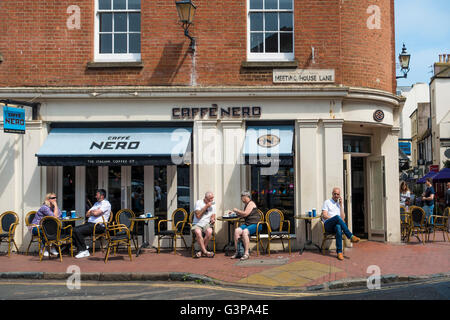 Caffe Nero Coffee House House Lane Brighton Sussex Banque D'Images