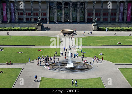 Altes Museum ( Musée ) Lustgarten sur Museumsinsel (île des Musées) à Berlin Allemagne Banque D'Images