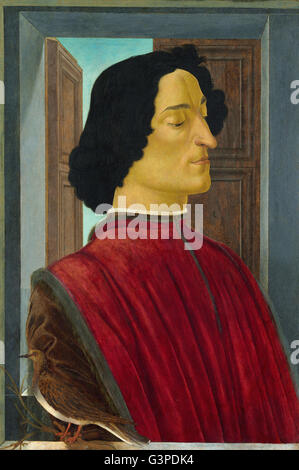 Sandro Botticelli - Julien de Médicis - National Gallery of Art, Washington DC Banque D'Images