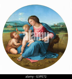 Raphael - l'Alba Madonna - National Gallery of Art, Washington DC Banque D'Images