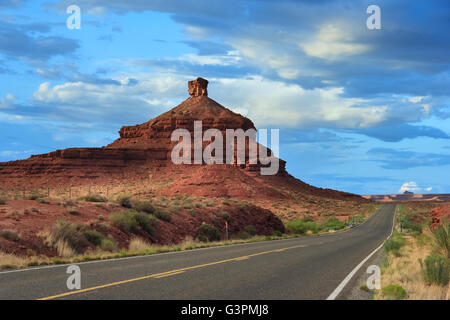 Formations à la Vallée des Dieux, Utah, USA Banque D'Images