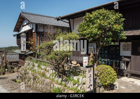 La vallée de Kiso, Magome, Japon Banque D'Images