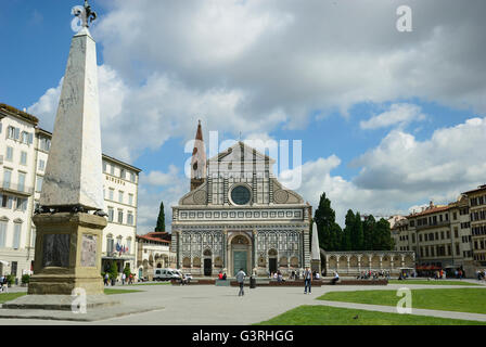 Santa Maria Novella est une église de Florence, Italie Banque D'Images