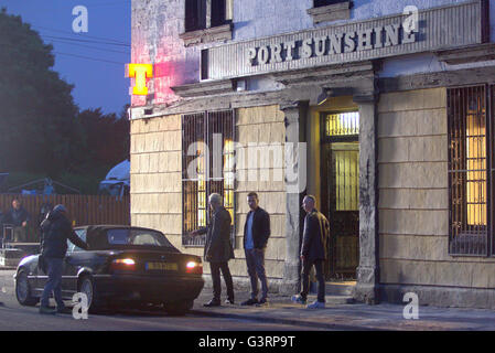 9 juin 2016. Ts2 photos exclusives de la disparition d'Ewan MacGregor l'acteur sur le plateau avec Danny Boyle trainspotting film deux # T2 Banque D'Images