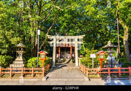 Sanctuaire Yasaka jinja à Kyoto, Japon Banque D'Images