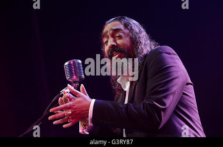 El cigala, chanteur de flamenco espagnol vivre à Palma de Majorque. Banque D'Images