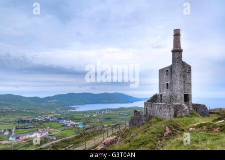 Allihies, mine de cuivre, Péninsule de Beara, comté de Cork, Irlande Banque D'Images