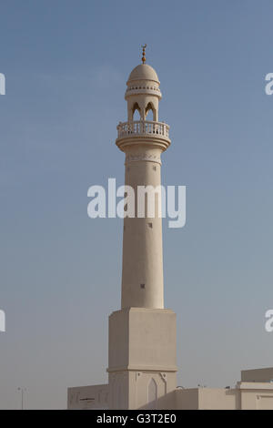 Mosquée à déborder le champ de courses, Al-Shahaniya, au Qatar. Banque D'Images
