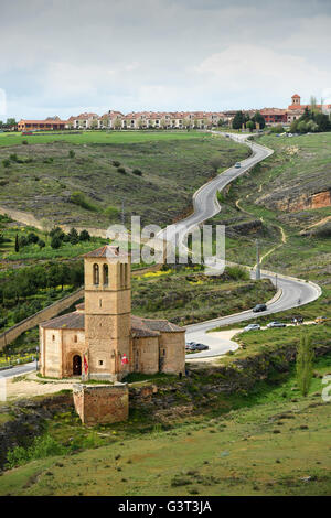 Iglesia de la Vera Cruz à Ségovie, Espagne bâtiment Templier vrai cross church Banque D'Images