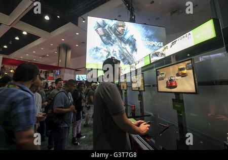 Los Angeles, Californie, USA. 14 Juin, 2016. 2016 L'Electronic Entertainment Expo (E3) se tiendra au Los Angeles Convention Center le 14 juin 2016. Ringo : crédit Chiu/ZUMA/Alamy Fil Live News Banque D'Images