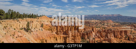 Panorama de l'amphithéâtre de Bryce Canyon, Utah, USA Banque D'Images