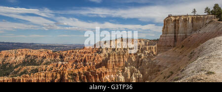 Panorama d'Inspiration Point à Bryce Canyon National Park, Utah, United States Banque D'Images
