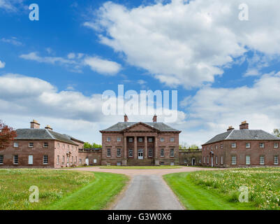 L'avant de Paxton House, près de Berwick-upon-Tweed, Scottish Borders, Scotland, UK Banque D'Images