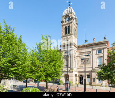 Derby Guildhall dans le marché, Derby, England, UK Banque D'Images