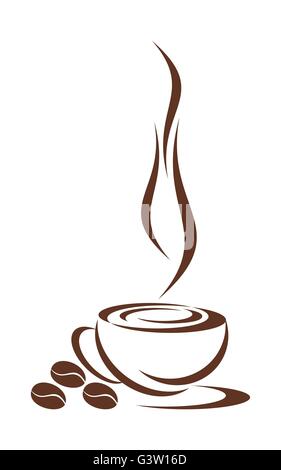 Tasse à café Illustration de Vecteur