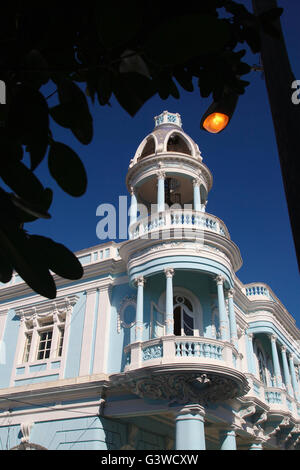 Palacio de Ferrer, palace sur Parque Jose Marti Square, Cuba, Cienfuegos Banque D'Images