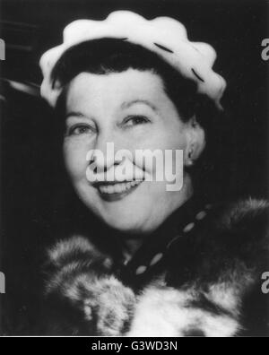 Première Dame Mamie Eisenhower. Photo par Abbie Rowe Banque D'Images