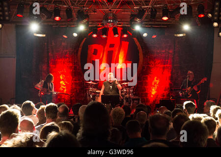 JOhn Lydon alias Johnny Rotten Public Image Limited concert à Düsseldorf, Allemagne 2016, club Zakk Banque D'Images