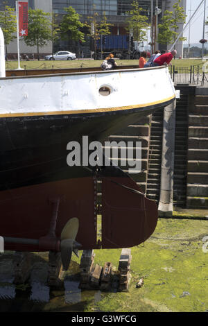 Stern SS Nomadic Dry Dock Banque D'Images
