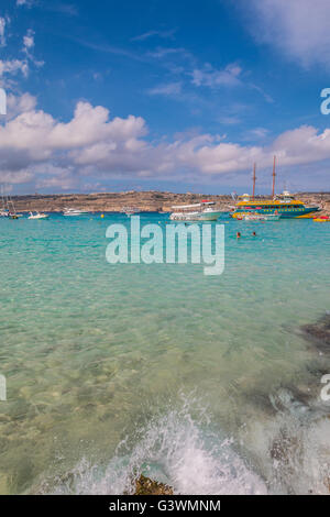 Dans l'île de Comino Malte Banque D'Images