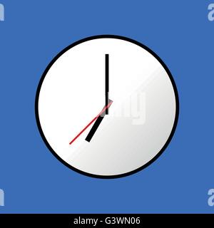 Icône de l'horloge, Vector illustration, modèle plat SPE10 Illustration de Vecteur