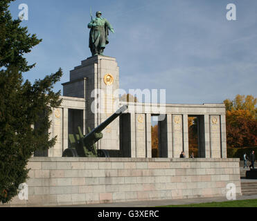 Monument commémoratif de guerre soviétique Banque D'Images