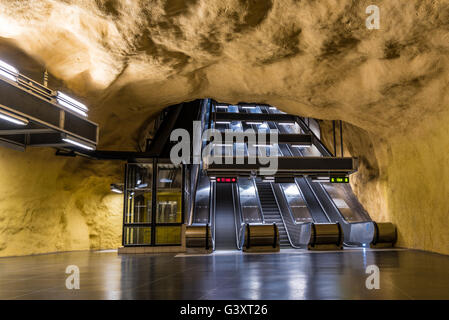 Scandic Infra City Métro à Stockholm, Suède Banque D'Images