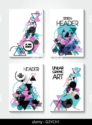 Les modèles de conception de télévision vecteur Illustration de Vecteur