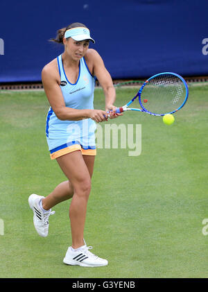 L'Autriche est Tamira Paszek joue contre USA's Madison clés pendant quatre jours de l'AEGON 2016 Classic à l'Edgbaston Priory, Birmingham. Banque D'Images