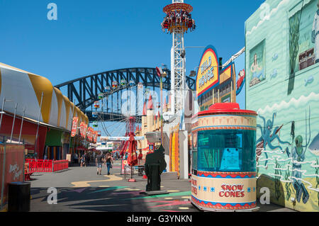 Main Street, Luna Park Sydney, Milsons Point, Sydney, New South Wales, Australia Banque D'Images