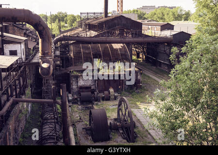 Ancienne feuille bar mill usine minière et métallurgique Banque D'Images