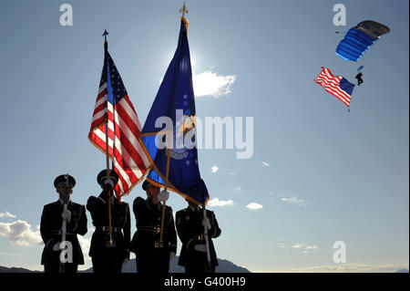 2009 cérémonie d'ouverture de la Nation d'aviation à la base aérienne de Nellis (Nevada). Banque D'Images