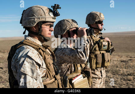 Corps des Marines des États-Unis de la finale de l'attaque conjointe des contrôleurs. Banque D'Images