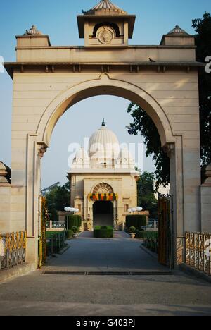 Belle Ashram dans le coeur de New Delhi, Inde Banque D'Images