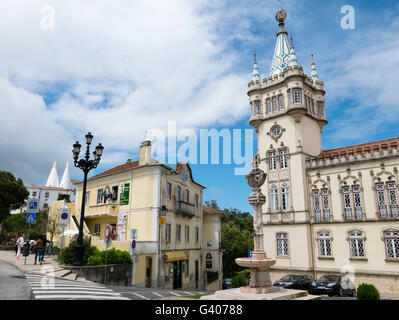 La Camara Municipal de Sintra (Sintra) Hôtel de ville de Sintra, Portugal. Banque D'Images