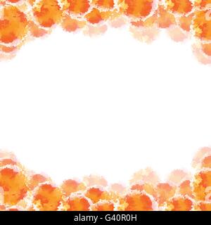 Résumé Contexte aquarelle dessiné à la main orange, stock vector Illustration de Vecteur