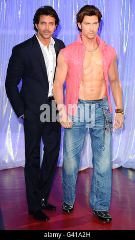 Cire Hrithik Roshan Banque D'Images