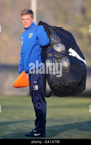 Soccer - session d'entraînement Burnley - Gawthorpe Hall.Nouveau responsable de Burnley Eddie Howe lors d'une séance de formation au Gawthorpe Hall, Burnley. Banque D'Images