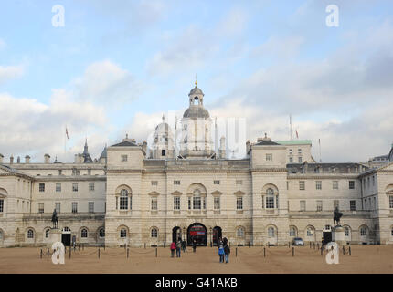Bourse de Londres. Les Horse Guards Banque D'Images