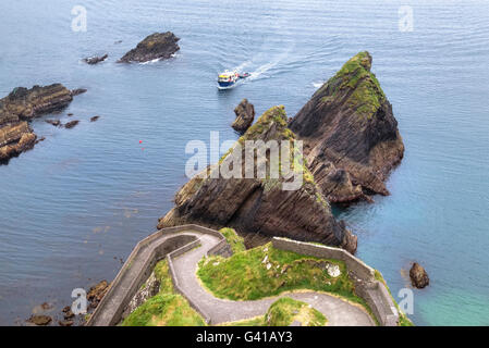 Dunquin, péninsule de Dingle, comté de Kerry, Irlande Banque D'Images