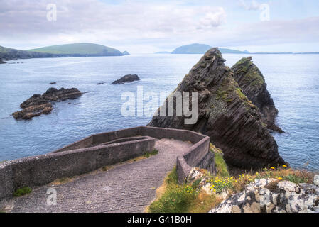 Dunquin, péninsule de Dingle, comté de Kerry, Irlande Banque D'Images