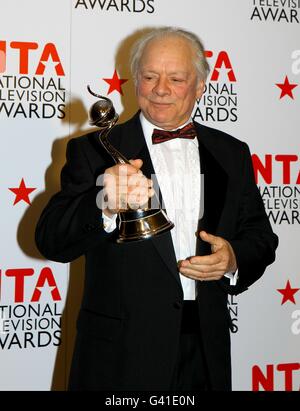 National Television Awards 2011 - salle de presse - Londres.David Jason dans la salle de presse des National Television Awards 2011 à l'O2 Arenea, Londres. Banque D'Images