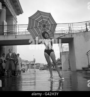 Mode - Concours de beauté - Miss Royaume-uni - Blackpool Banque D'Images