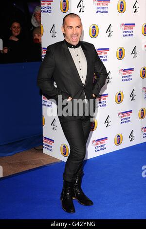 British Comedy Awards 2010 - Londres.Louie Spence arrive pour les British Comedy Awards 2010 à l'hôtel Indigo 2, à l'O2 Arena, Londres. Banque D'Images