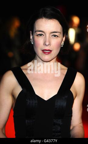 Olivia Williams arrive pour les London Criveers' Circle film Awards au BFI Southbank, Belvedere Road, Londres. Banque D'Images