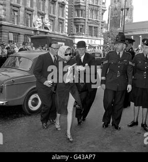 La criminalité - Profumo Affair - Old Bailey, London Banque D'Images