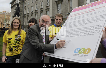 L'élection générale irlandaise Banque D'Images