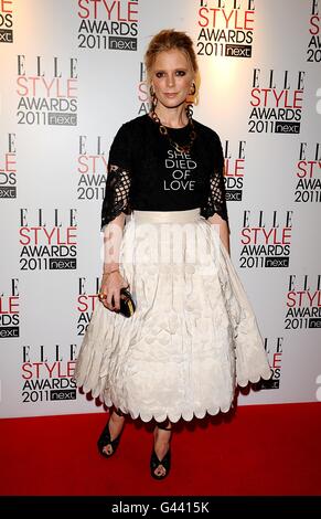 Prix elle style 2011 - Londres.Emilia Fox arrive pour les prix elle style aux Grand Connaught Rooms, Great Queen Street, Londres. Banque D'Images