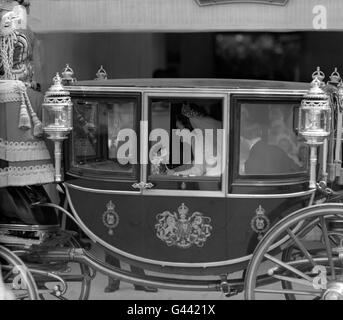 Image - Princess Margaret et Antony Armstrong-Jones Mariage - Londres Banque D'Images