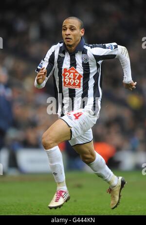 Football - Barclays Premier League - West Bromwich Albion / Wolverhampton Wanderers - The Hawthorns. Peter Odemwingie, Albion de West Bromwich Banque D'Images